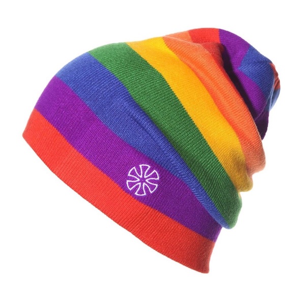 Accessories - On Vacation Hold - 
Unworn Rainbow Winter Stocking Cap OSFM